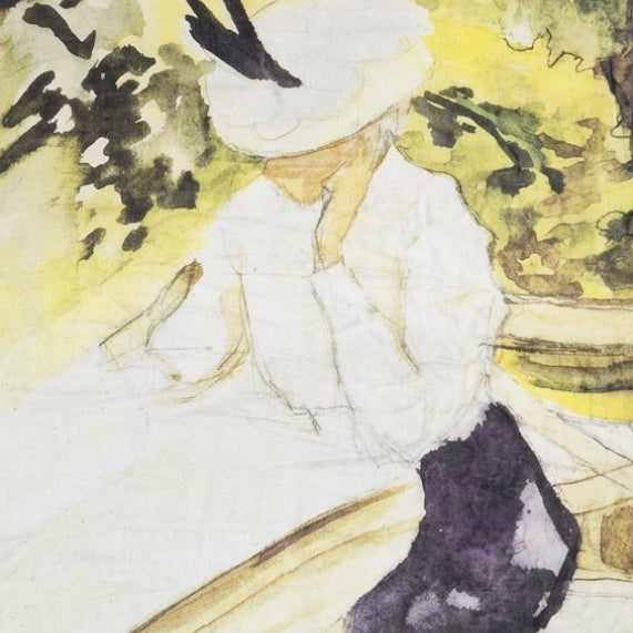 Ateneum Helene Schjerfbeck modaalihuivi lasessor la