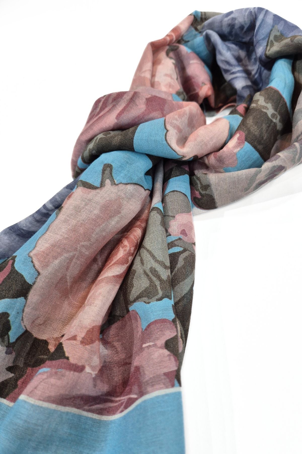 Debra -silkkipuuvillainen kaulahuivi