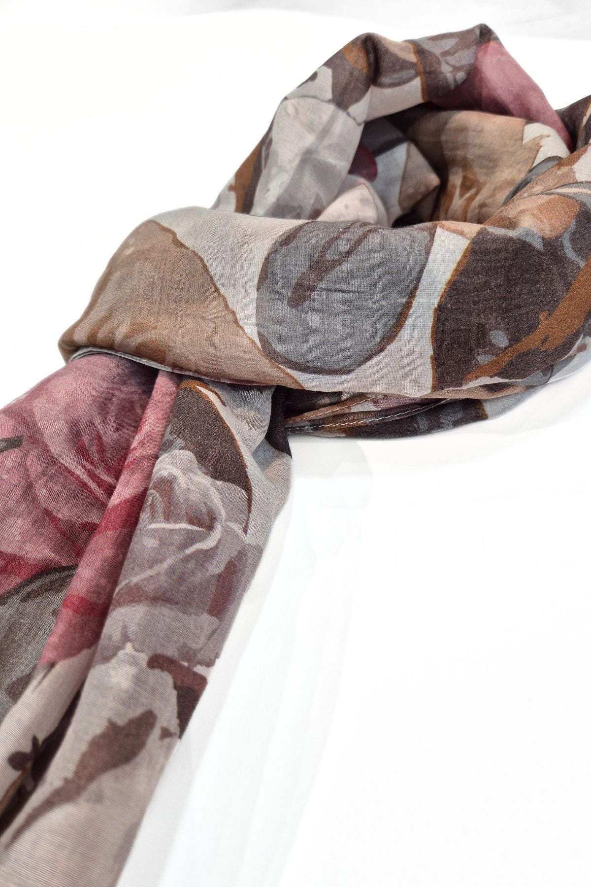 Debra -silkkipuuvillainen kaulahuivi