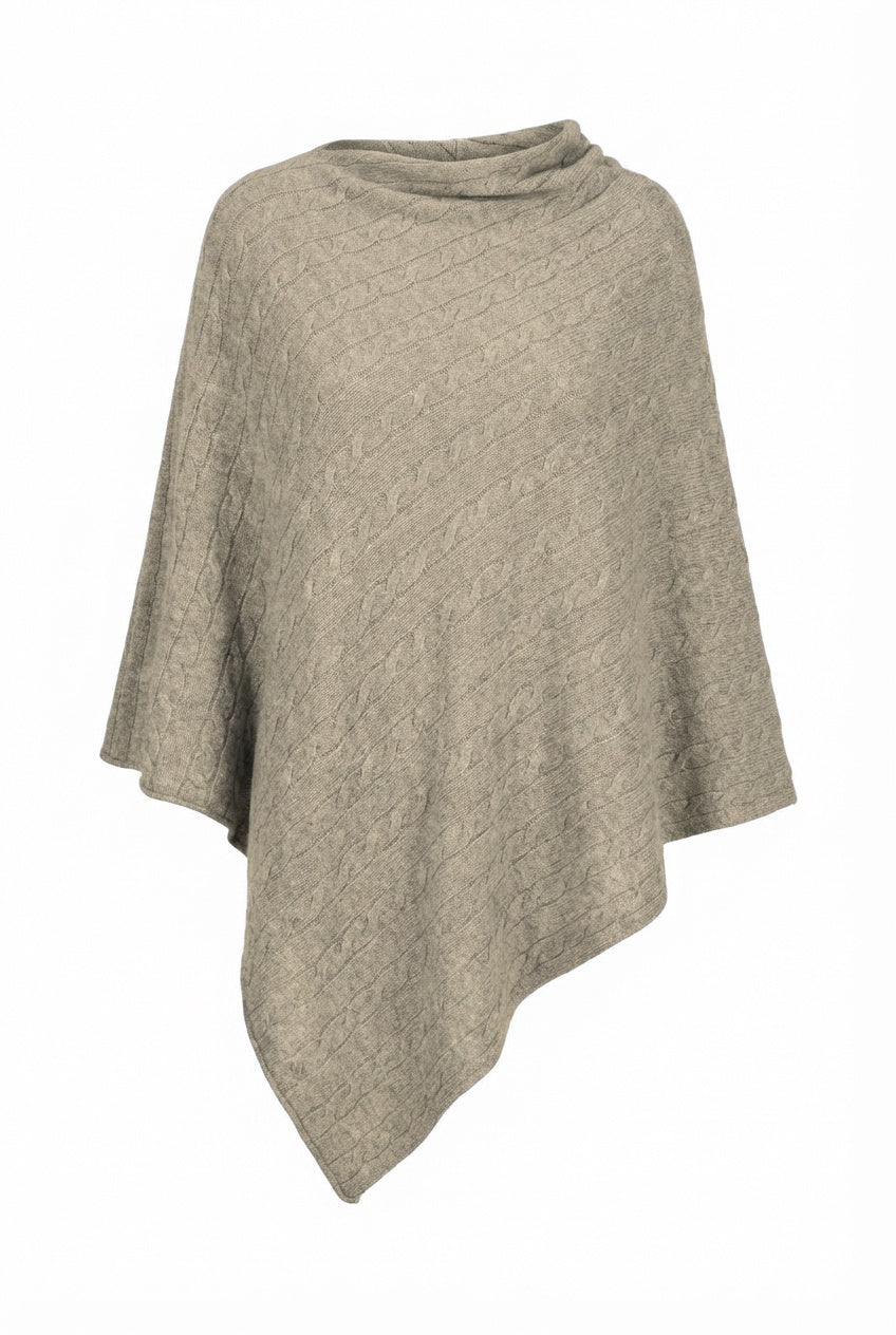 Diva -palmikkoponcho