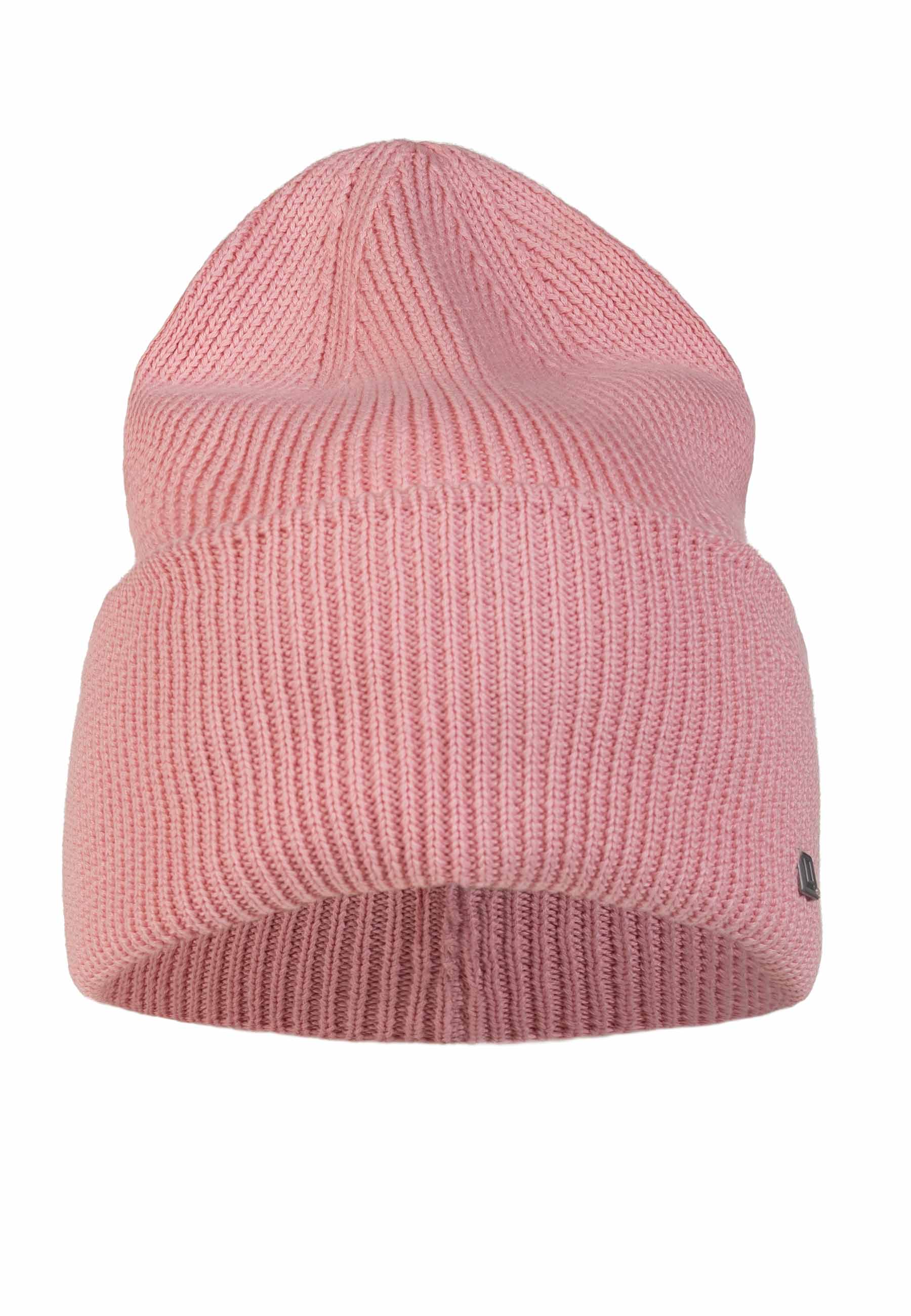 Genna pipo rosa – puuvilla-modaalineulos, edestä