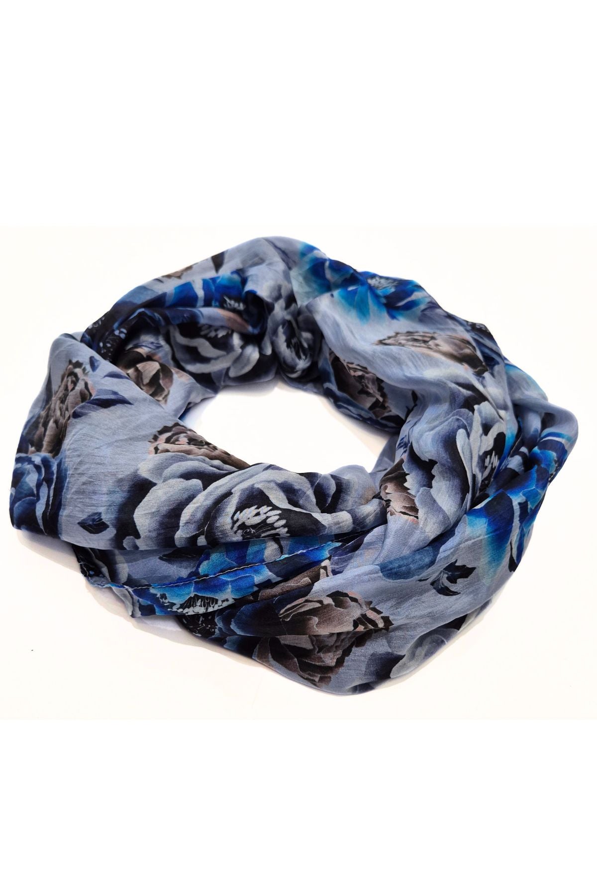 Hanae Silk Infinity Scarf
