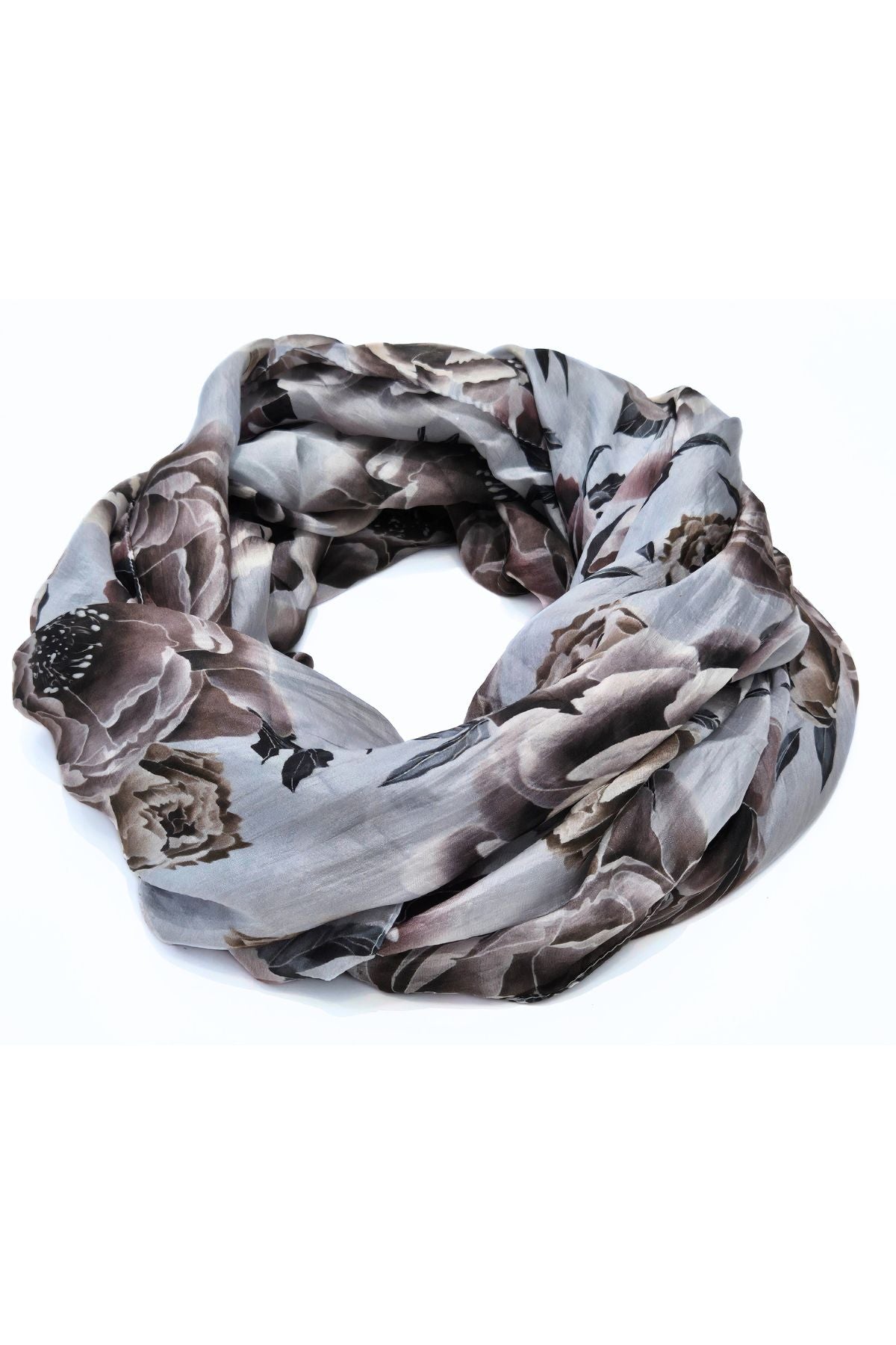 Hanae Silk Infinity Scarf