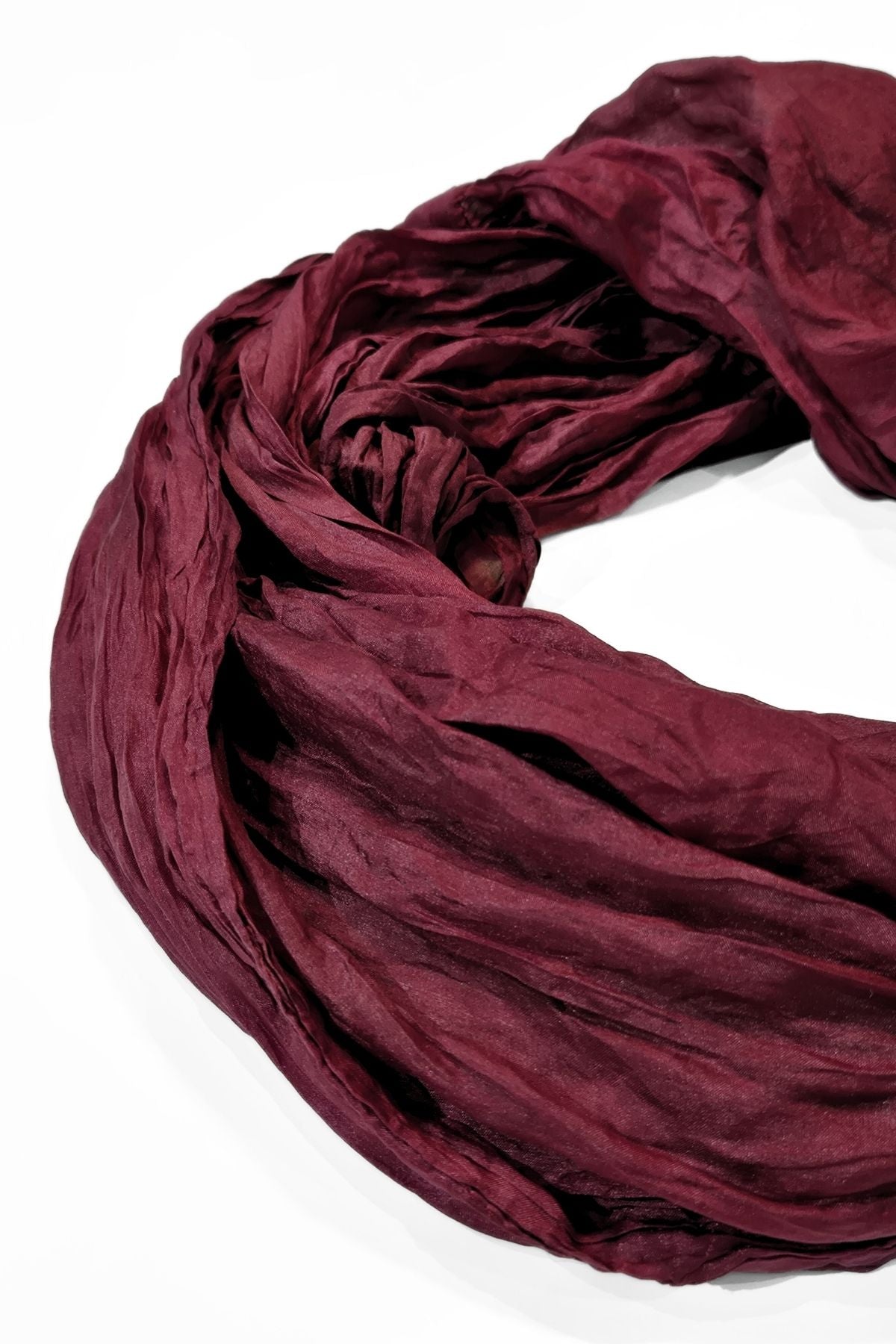 Kiana silk loop scarf