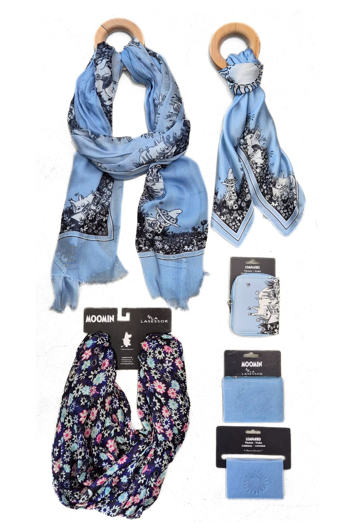 Muumi Pikku Myy -silkkituubihuivi 70x80cm - Lasessor La