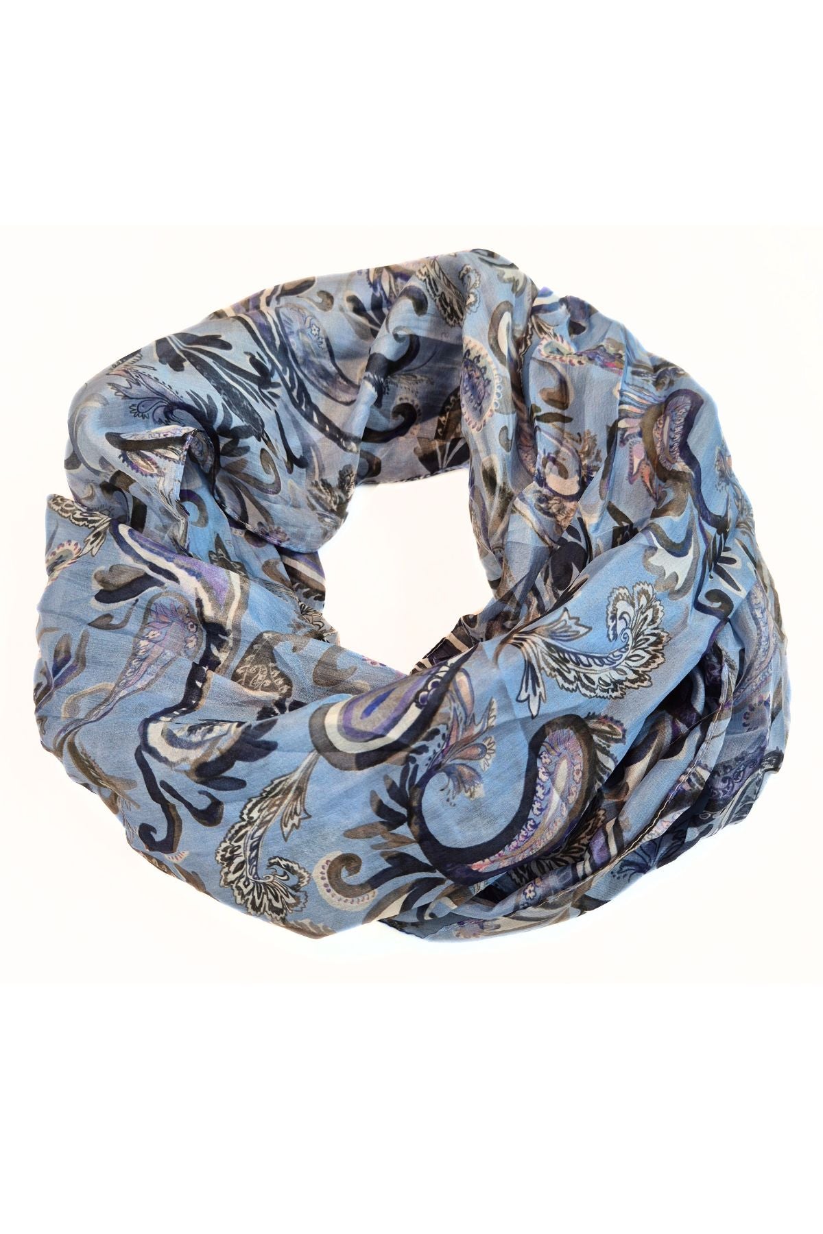 Shivi - silk infinity scarf