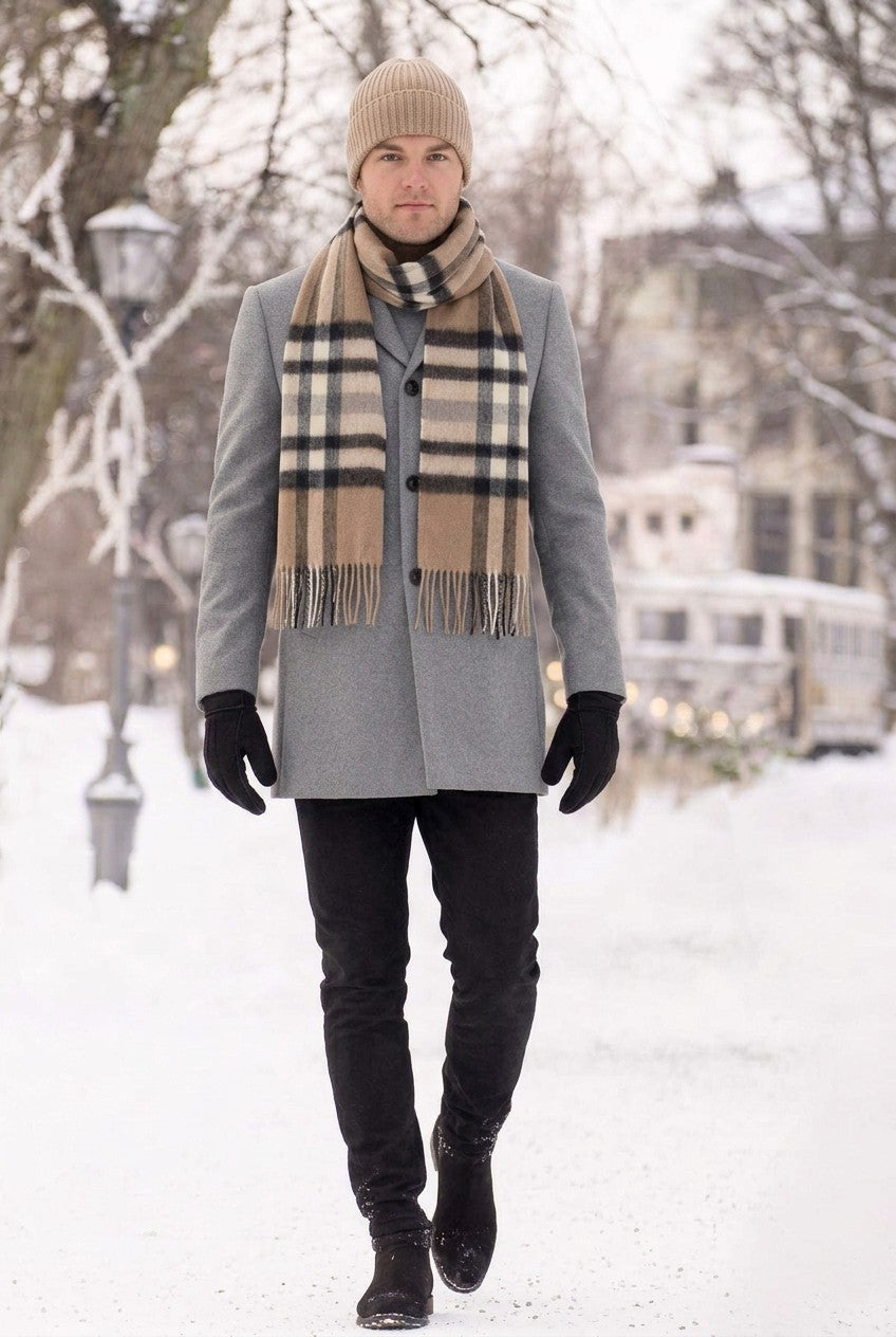 Vega-miesten villakaulahuivi