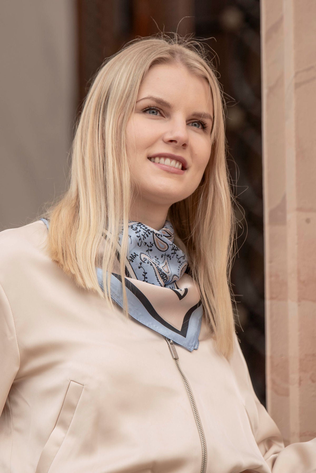 Vivian silk scarf