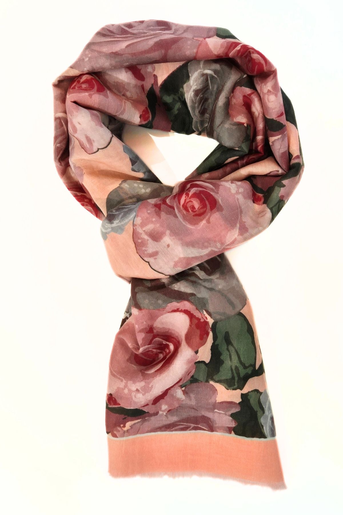 Debra -silkkipuuvillainen kaulahuivi