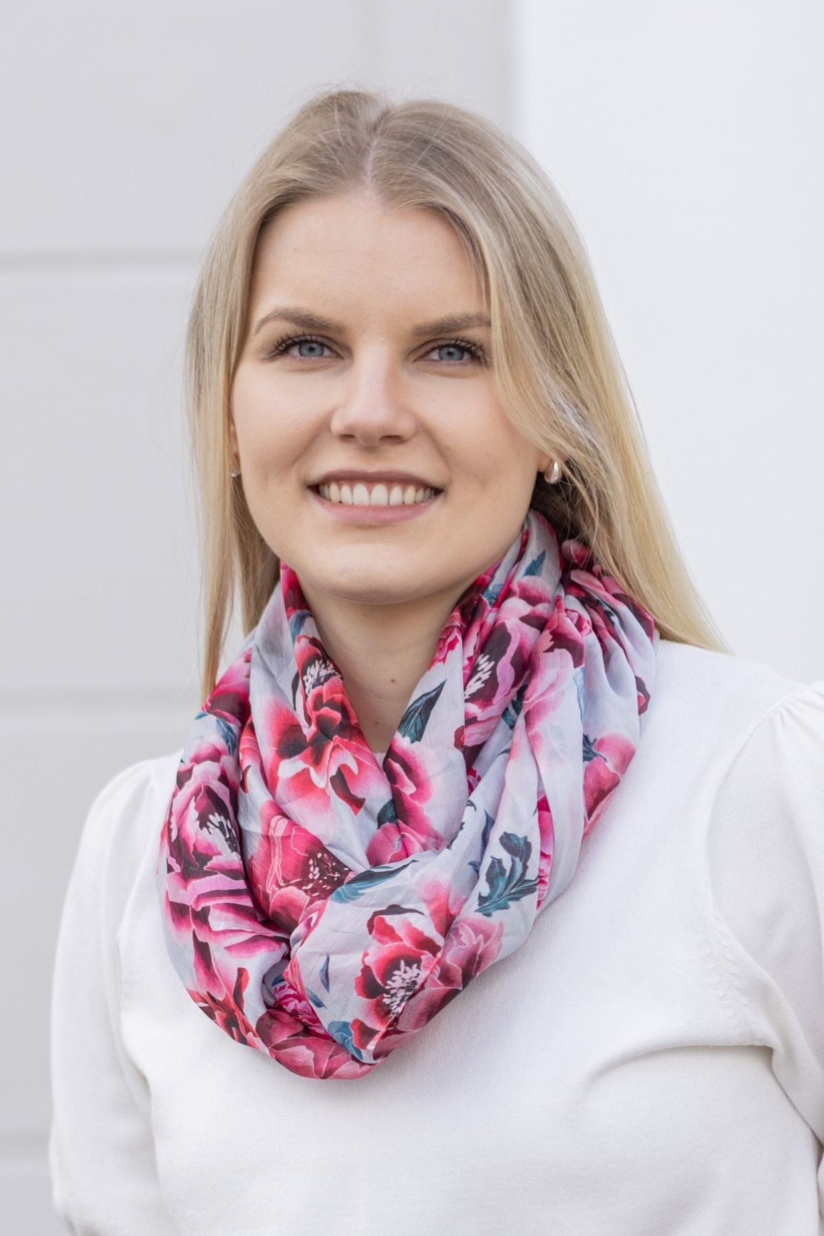 Hanae Silk Infinity Scarf