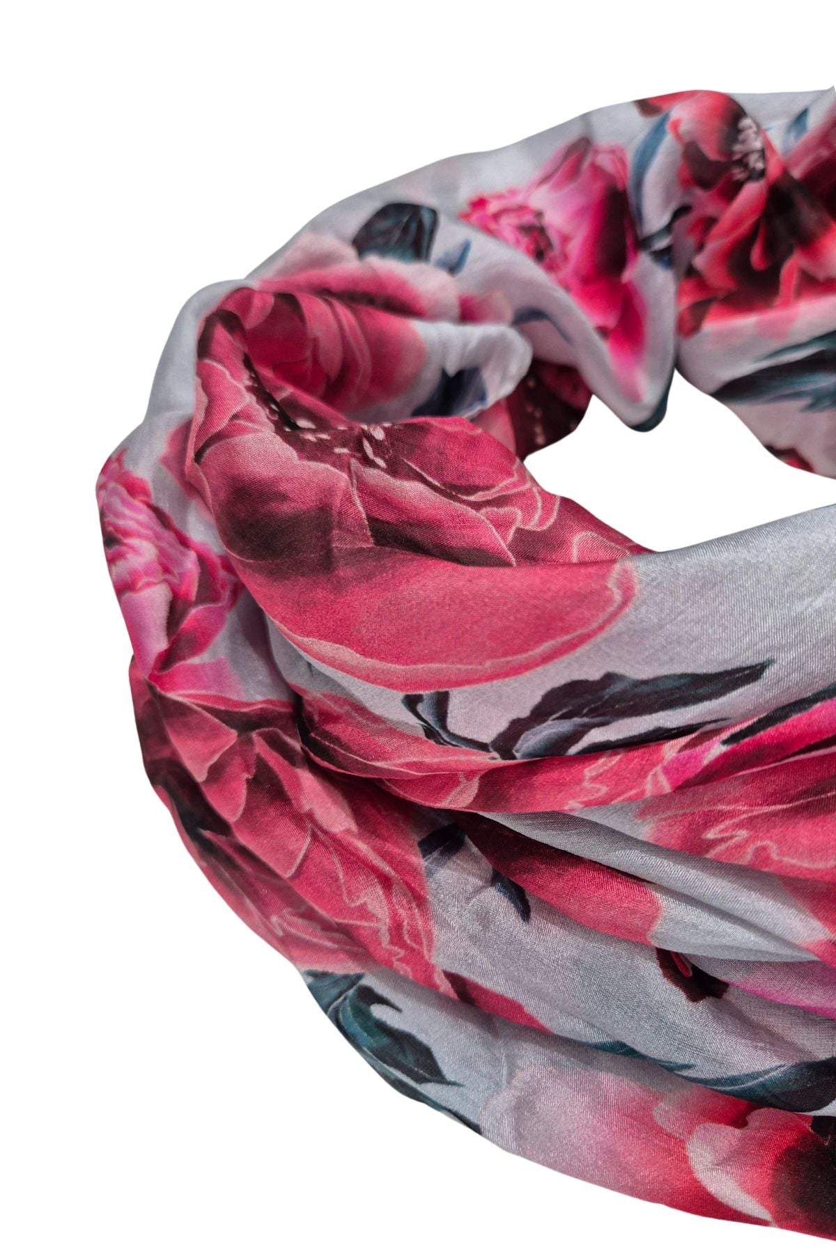 Hanae Silk Infinity Scarf