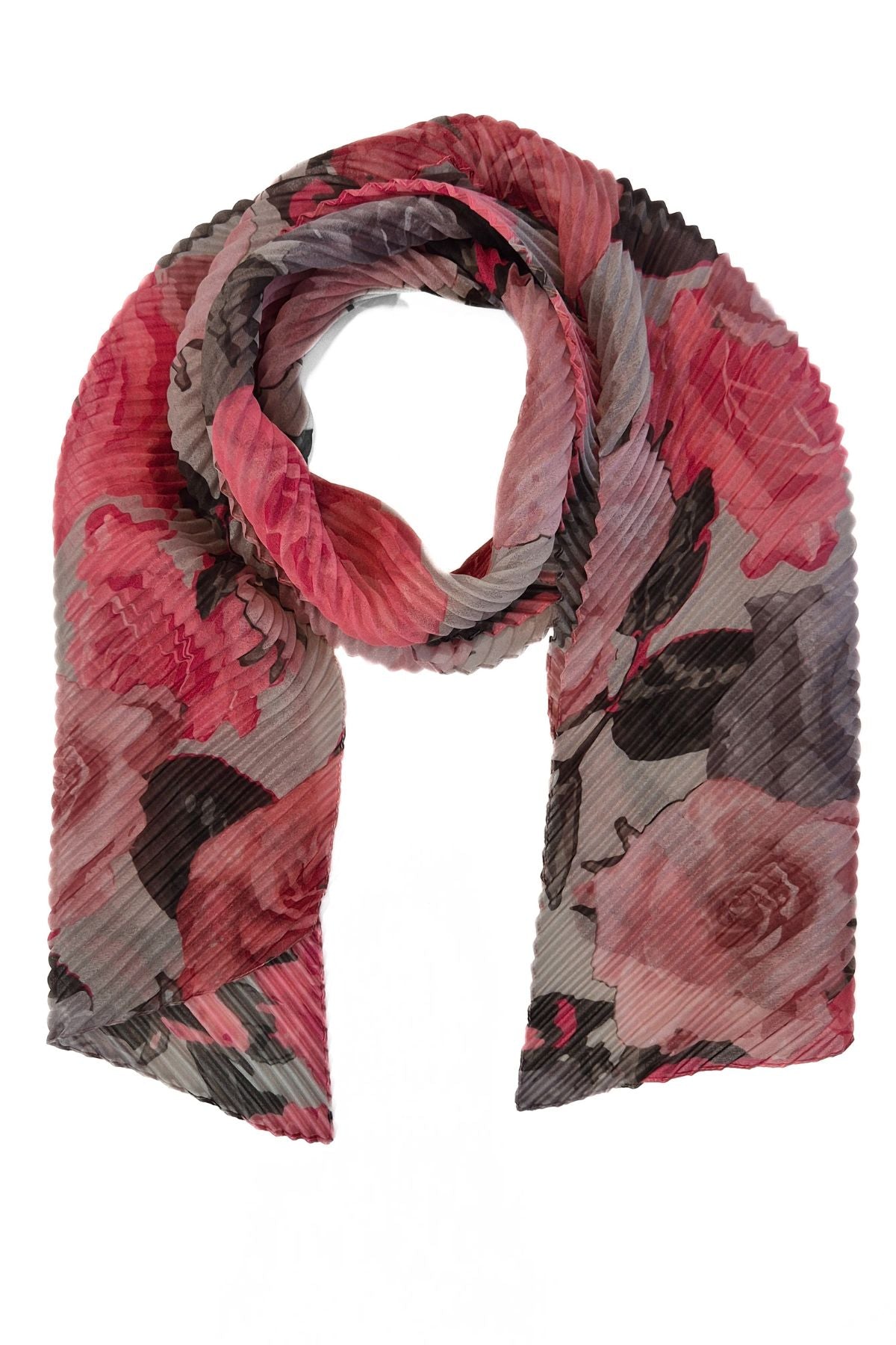 Helka -pliseerattu kaulahuivi