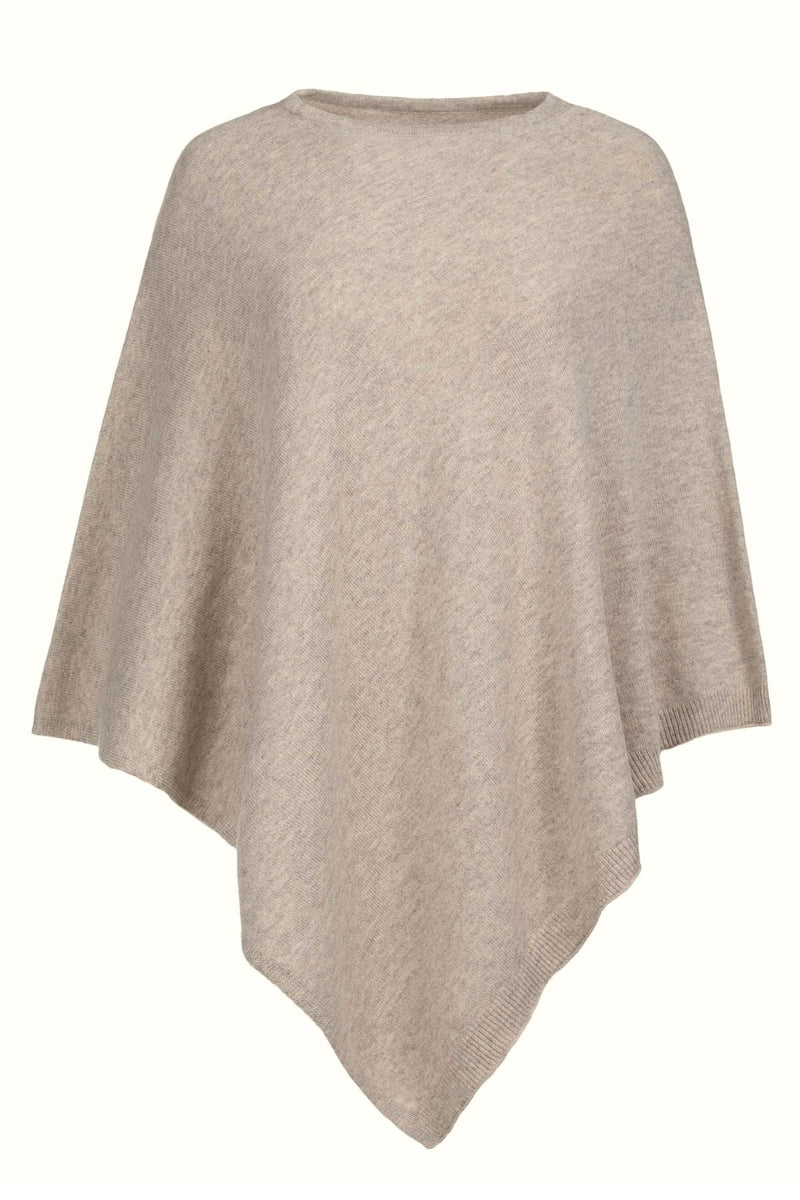 Ingela merino wool blend poncho