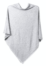 Product image of Juolas Poncho in color grey from front