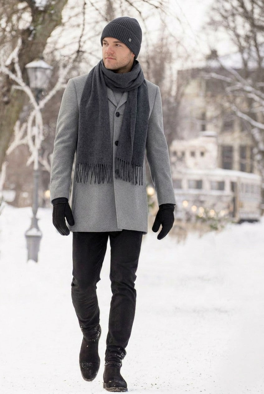 Kuura-miesten villakaulahuivi