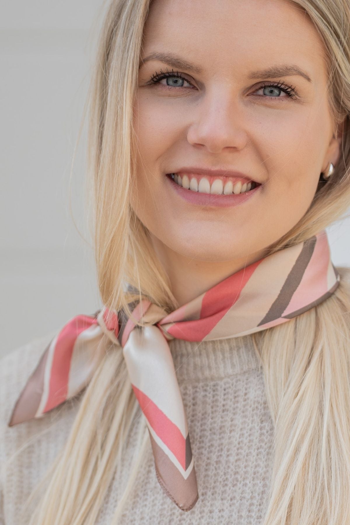 LA Agatha silk scarf