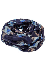 Leila -silk loop scarf 