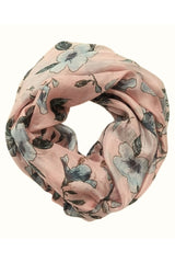 Leila -silk loop scarf 