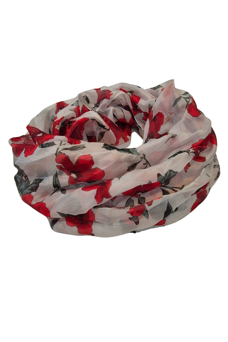 Leila -silk loop scarf 