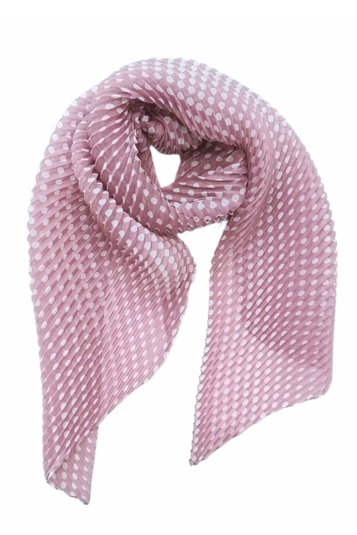 Milka -pliseerattu kaulahuivi