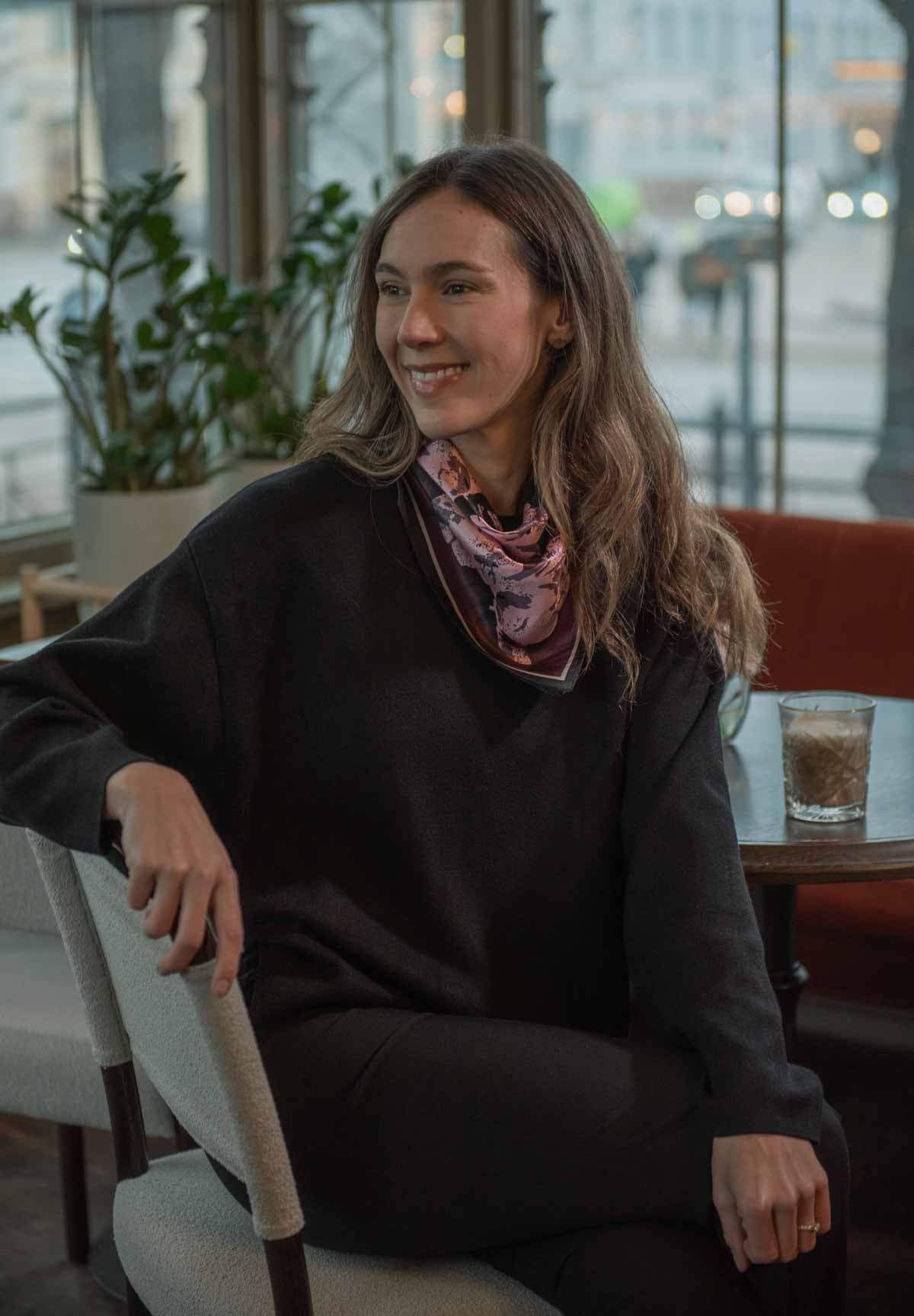 Rosie -silkkihuivi - Lasessor La