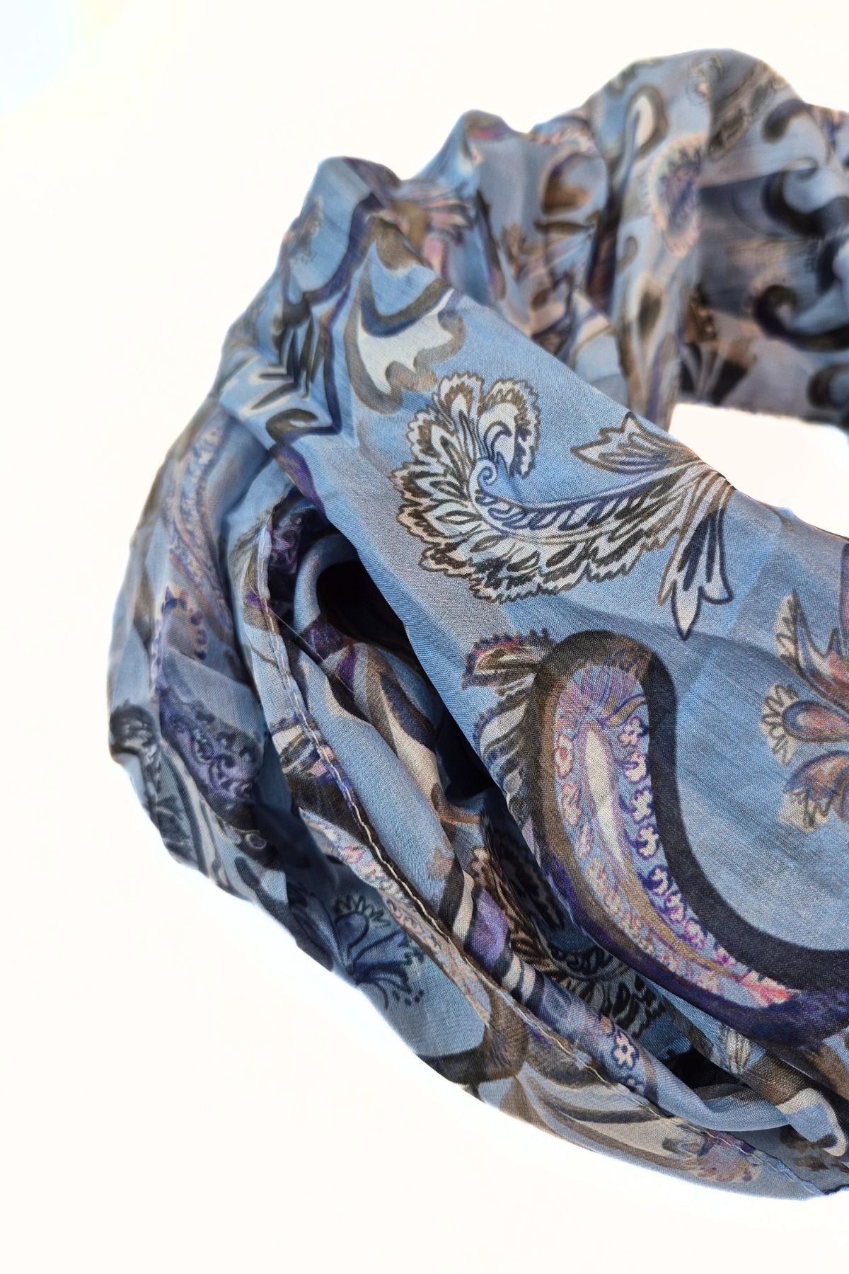 Shivi - silk infinity scarf