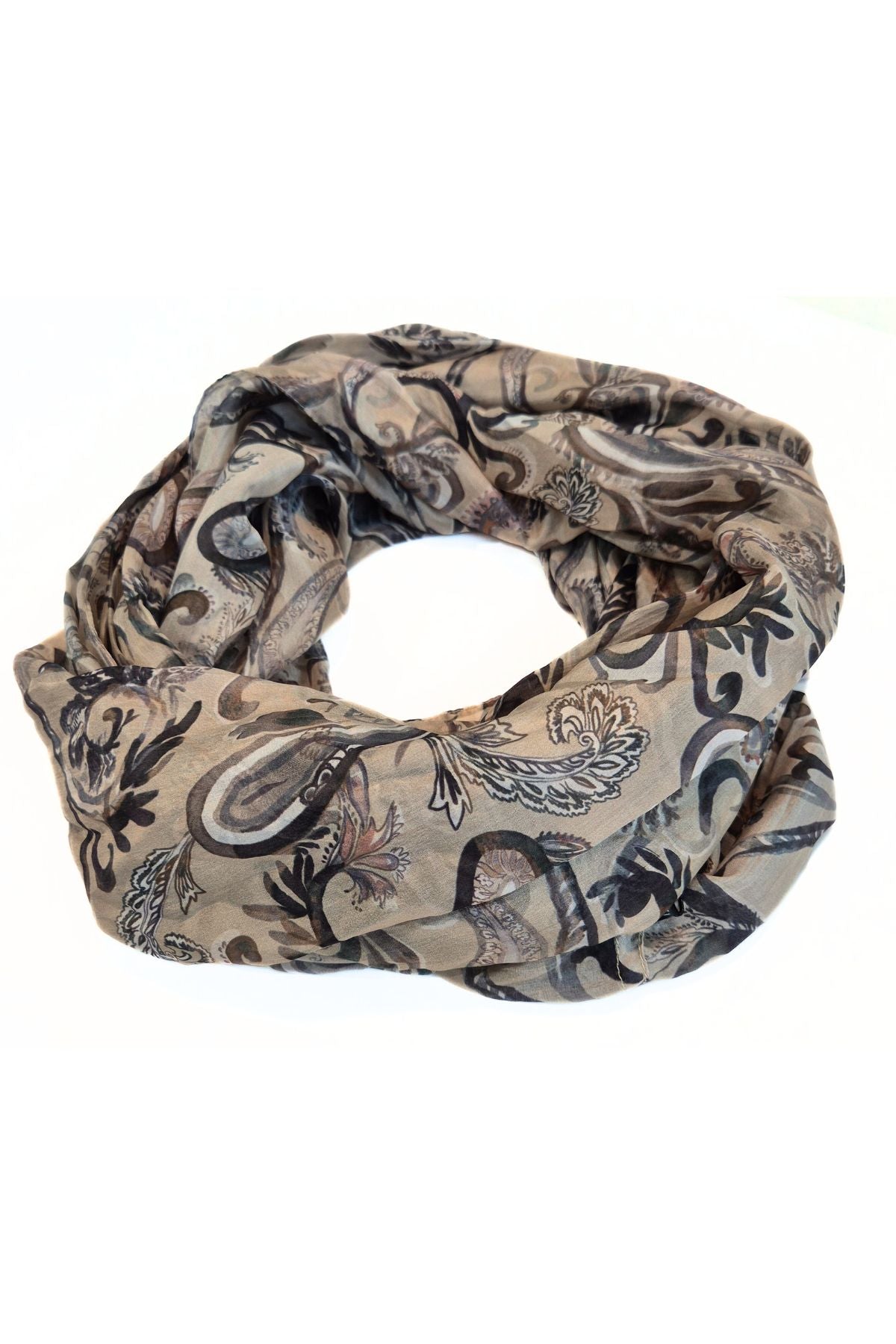 Shivi - silk infinity scarf