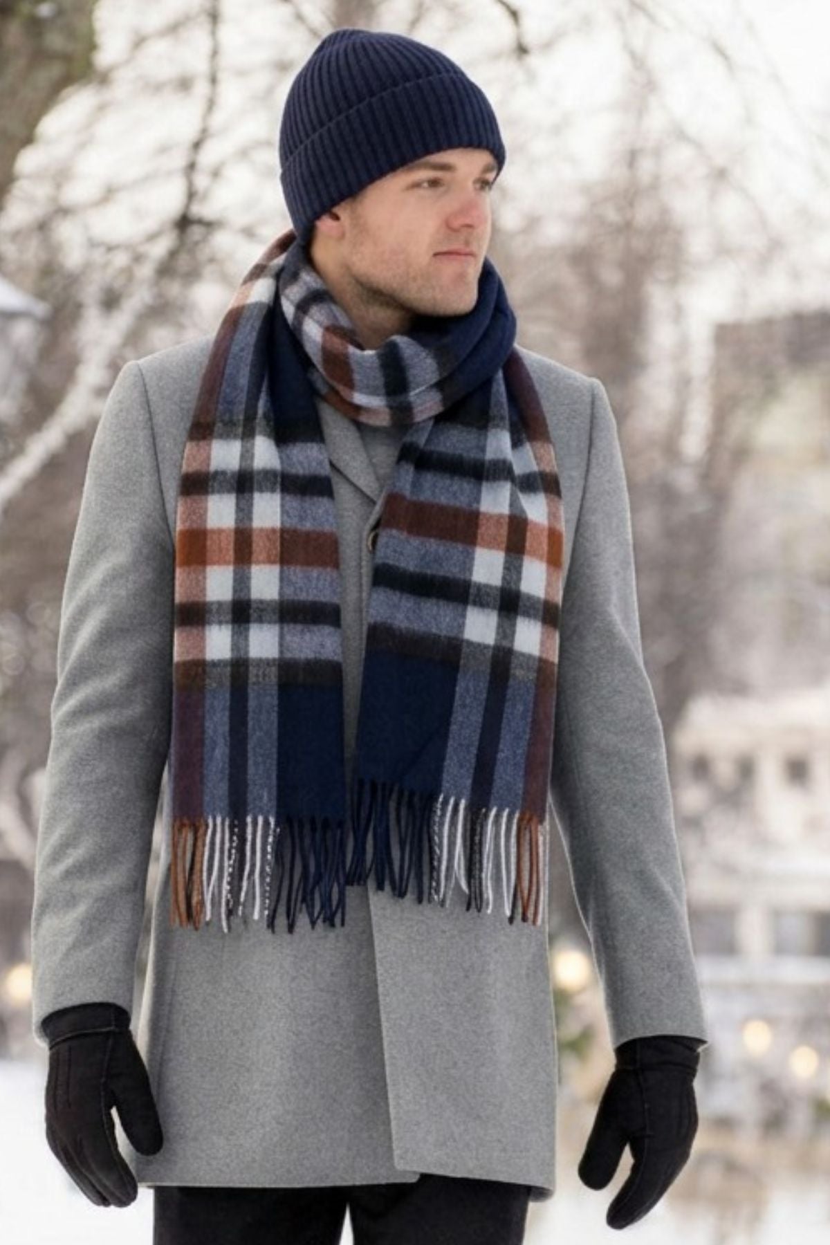 Vega-miesten villakaulahuivi