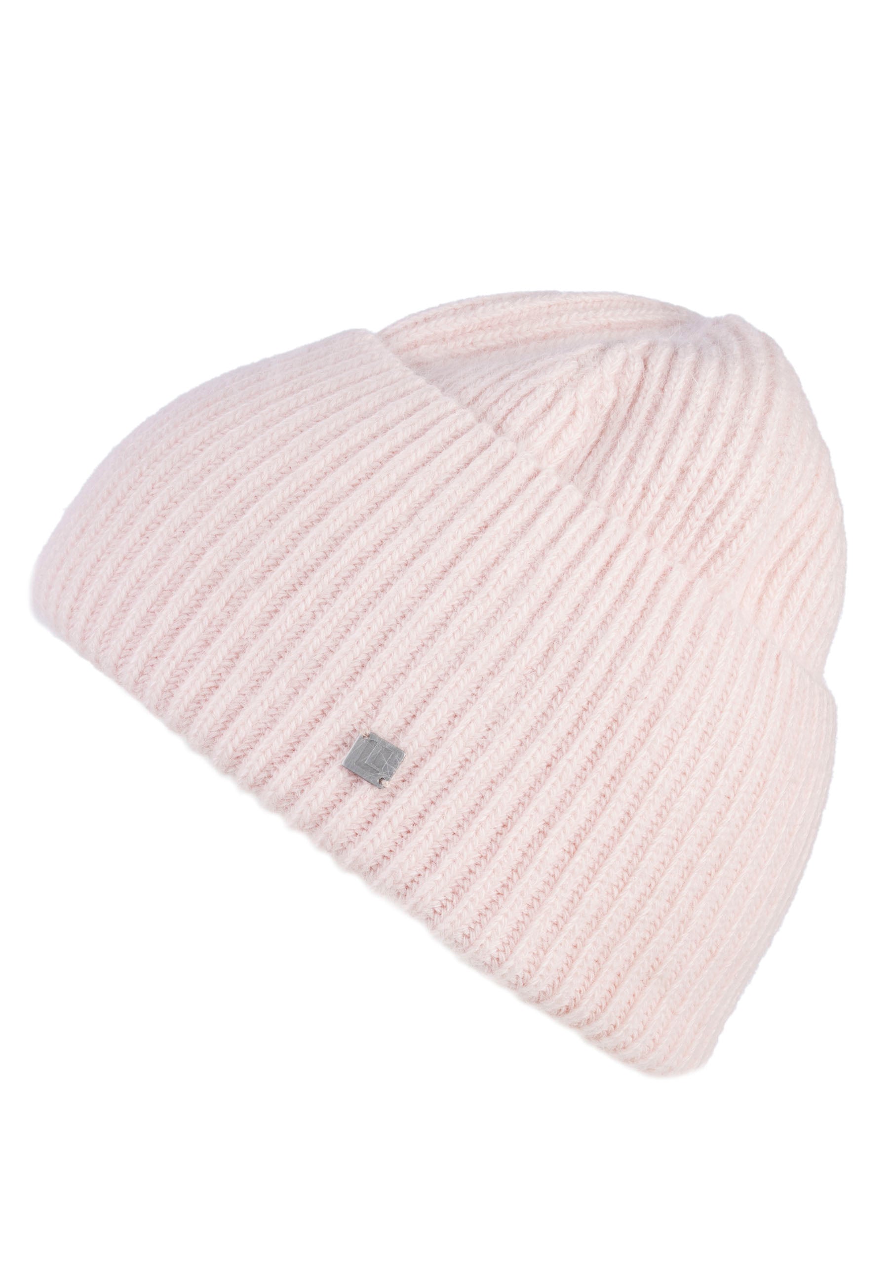 Kuvassa Halla pipo sivusta valkoisella taustalla värissä rosa. 