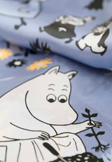 Muumitalo silkkihuivi 550 sininen 3928