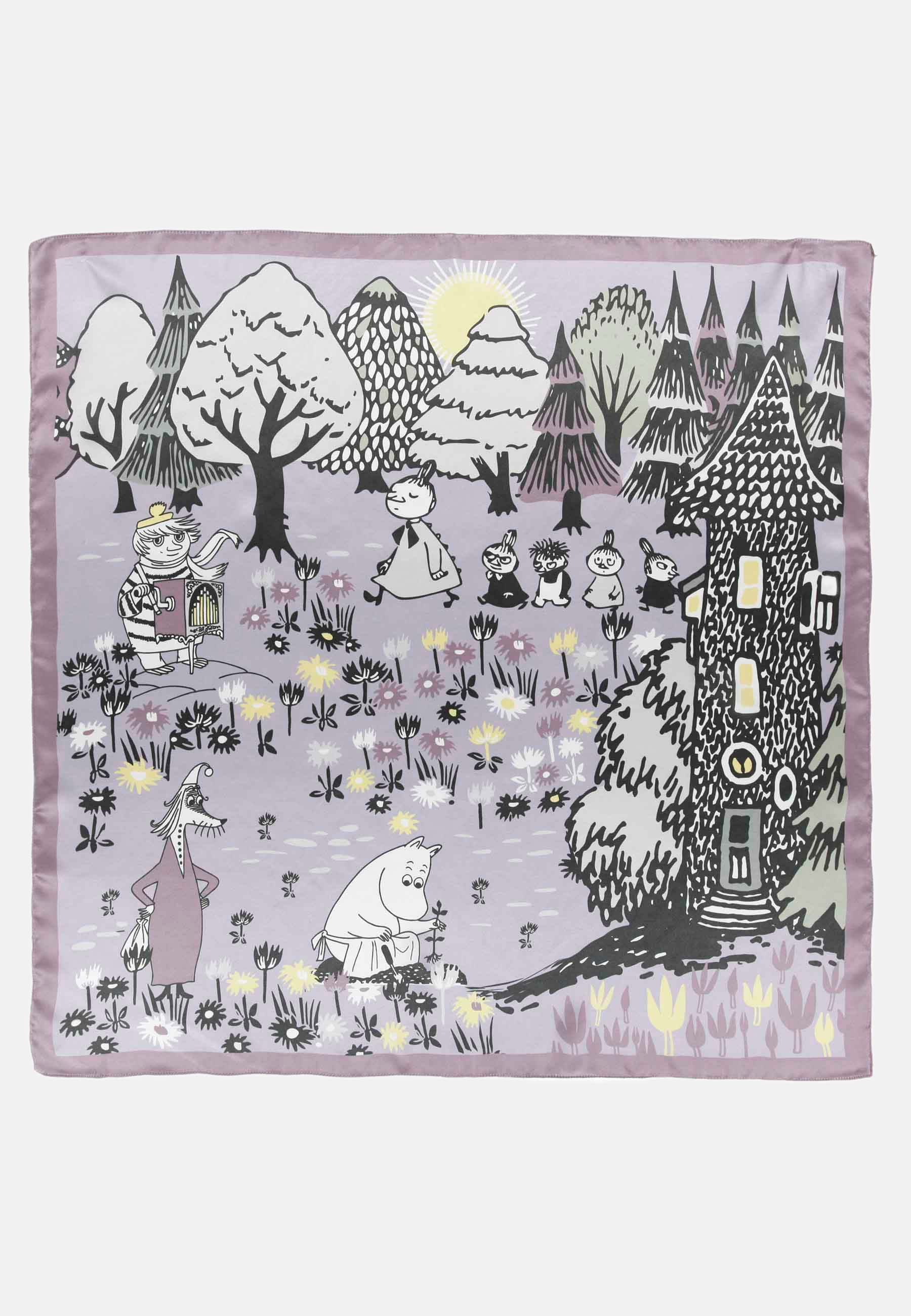 Muumitalo silkkihuivi 682 mauve2 01