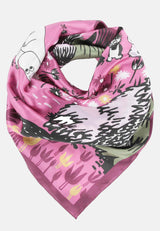 Muumitalo silkkihuivi 728 t.rosa 02