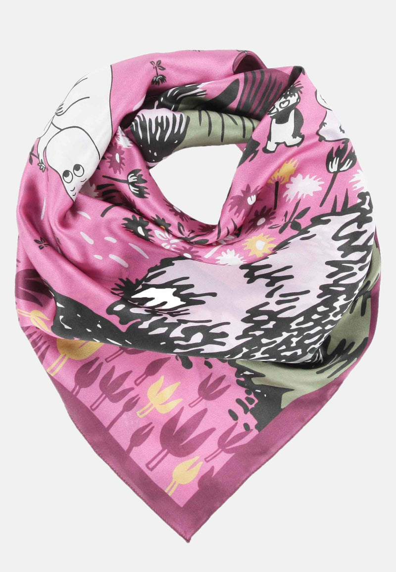 Muumitalo silkkihuivi 728 t.rosa 02